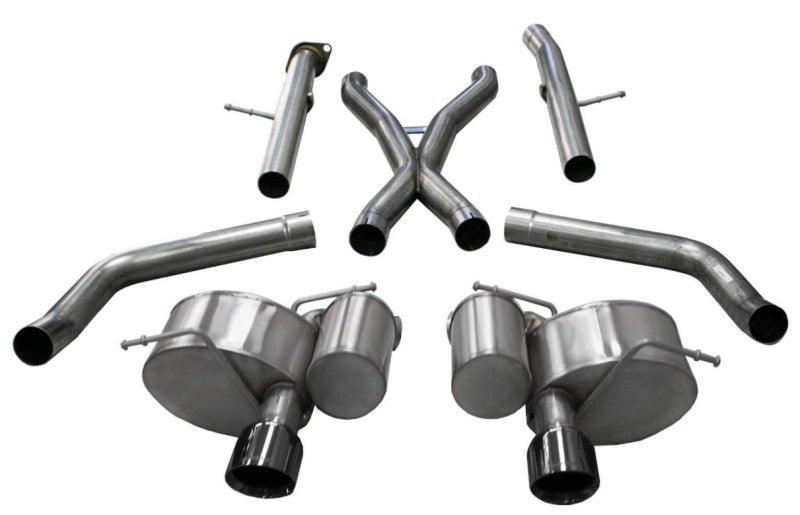 Corsa 12-20 Jeep Grand Cherokee SRT 2.75in Dual Rear Xtreme Cat-Back Exhaust - Black PVD Tip Finish - Corvette Realm
