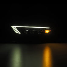 Load image into Gallery viewer, AlphaRex 15-17 Ford Mustang NOVA LED Proj HL Alpha-Black w/Activ Light/Seq. Signal + Switchback DRL