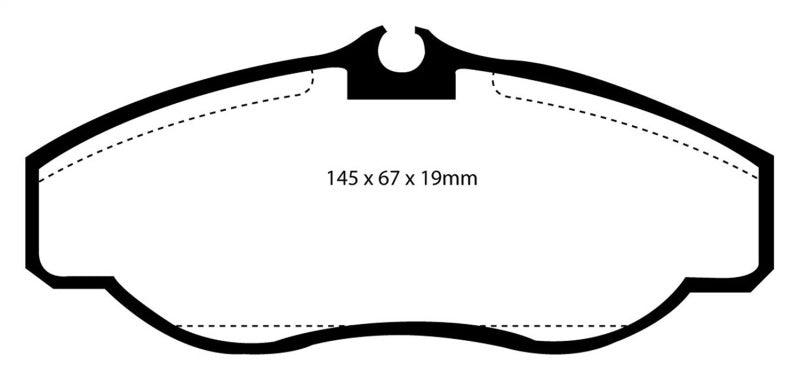 EBC 99-03 Land Rover Discovery (Series 2) 4.0 Greenstuff Front Brake Pads - Corvette Realm