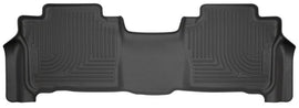 Husky Liners 13-16 Lexus LX570 / 13-16 Toyota Land Cruiser WeatherBeater 2nd Row Black Floor Liners - Corvette Realm