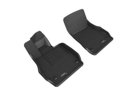 3D Maxpider 20-22 Chevrolet Corvette C8 20-22 Kagu Floor Mats - Black R1 - Corvette Realm