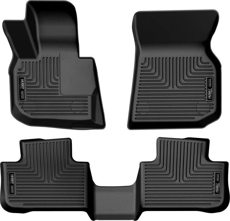 Husky Liners 18-23 BMW X3 Weatherbeater Black Front & 2nd Seat Floor Liners - Corvette Realm