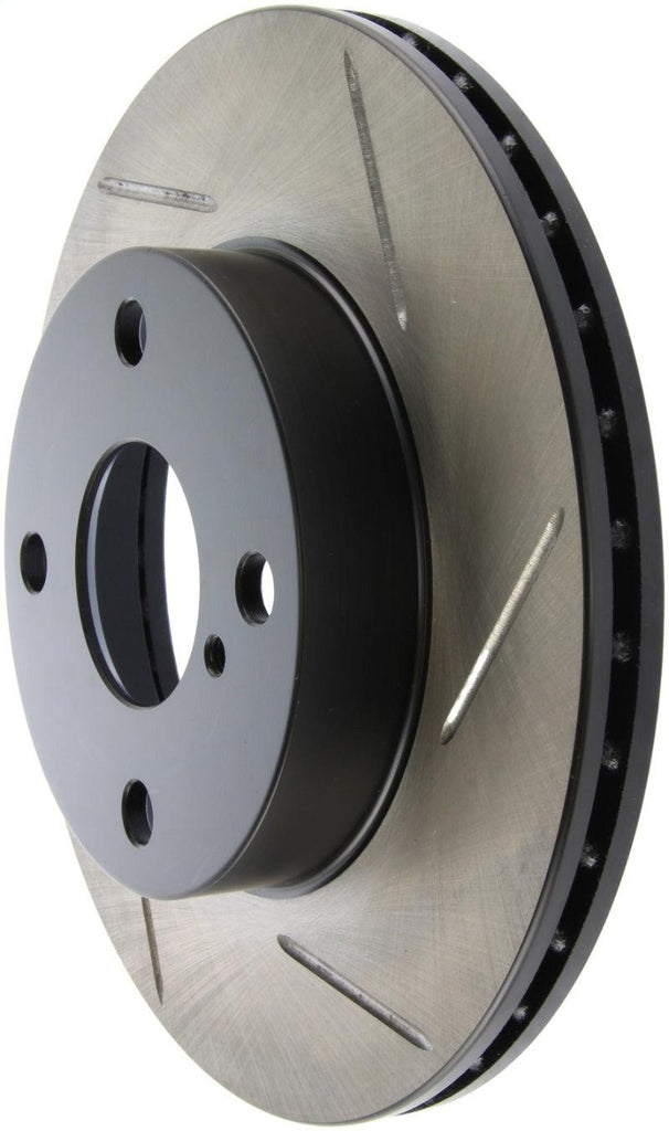 StopTech Power Slot 89-93 Mazda Miata SportStop Slotted Front Left Rotor - Corvette Realm