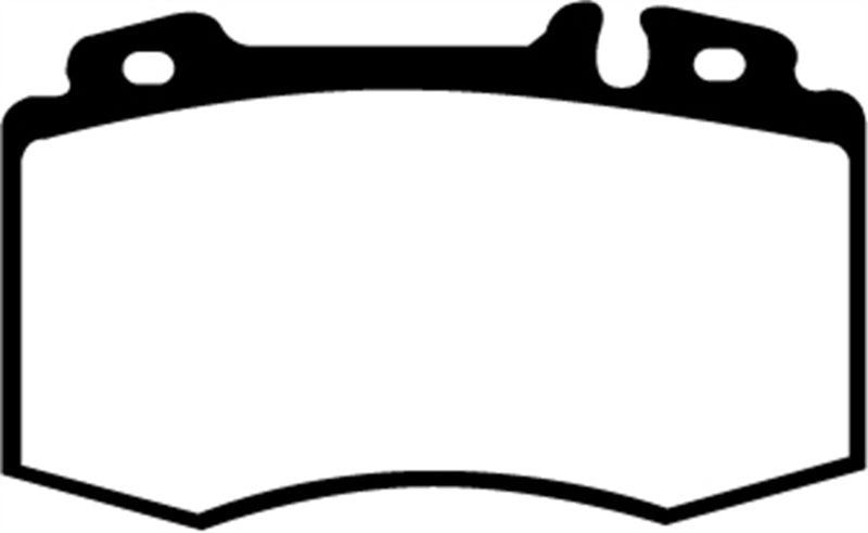 EBC 02-04 Mercedes-Benz C32 AMG (W203) 3.2 Supercharged Yellowstuff Front Brake Pads - Corvette Realm