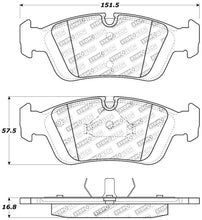 Load image into Gallery viewer, StopTech 96-02 BMW Z3 / 03-08 Z4 / 97-00 323 / 10/90-99 325/328 (E30/E36) Front Brake Pads - Corvette Realm