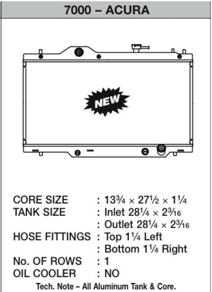 CSF 02-06 Acura RSX Radiator - Corvette Realm