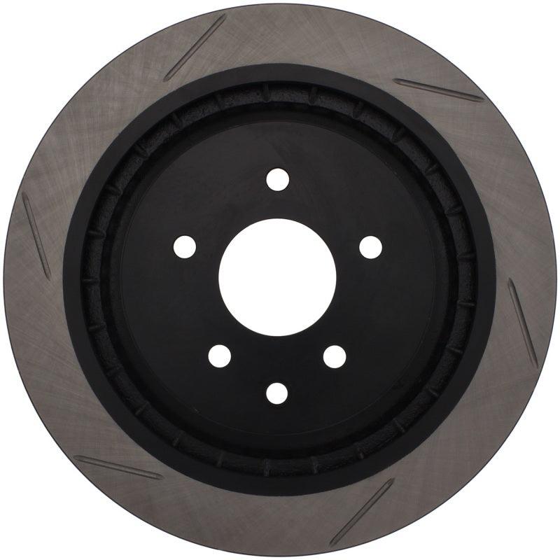 StopTech Power Slot Nissan 370z / Infiniti G37 SportStop Slotted Rear Right Rotor - Corvette Realm