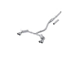 MBRP 22-24 Honda Civic/Sport Touring 1.5L 3in Cat-Back 2.5in Dual Split Rear w/ Quad Tips - AL