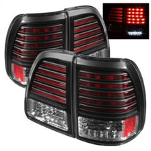 Load image into Gallery viewer, Spyder Toyota Land Cruiser 98-05 LED Tail Lights Black ALT-YD-TLAN98-LED-BK - Corvette Realm