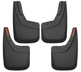 Husky Liners 14-17 Chevy Silverado 1500 / 15-16 Silverado 2500 HD Front and Rear Mud Guards - Black - Corvette Realm