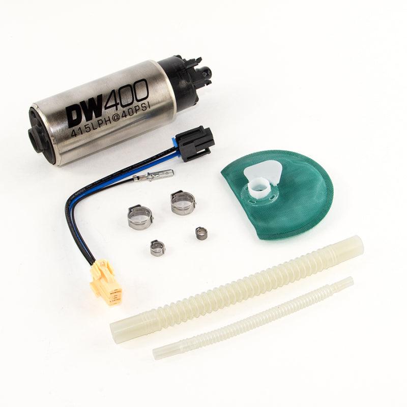 DeatschWerks 415LPH DW400 Fuel Pump w/9-1047 Install Kit 15-17 Ford Mustang V6/GT w/ 1/8in Venturi - Corvette Realm