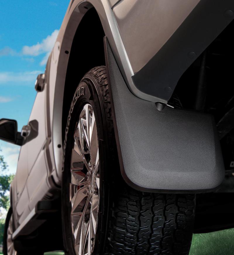 Husky Liners 05-15 Toyota Tacoma w/ OEM Fender Flares Front and Rear Mud Guards - Black - Corvette Realm