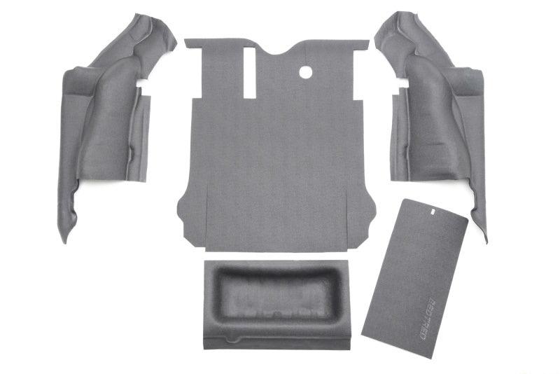 BedRug 07-10 Jeep JK Unlimited 4Dr Rear 5pc BedTred Cargo Kit (Incl Tailgate & Tub Liner) - Corvette Realm