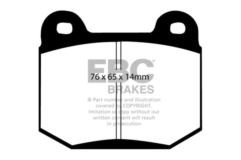 EBC 99-03 Mitsubishi Lancer Evolution 2.0 Turbo Bluestuff Rear Brake Pads - Corvette Realm
