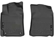 Load image into Gallery viewer, Husky Liners 12-17 Toyota Camry X-act Contour Series Front Floor Liners - Black - Corvette Realm