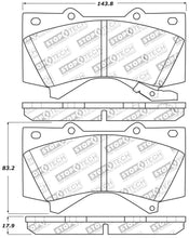 Load image into Gallery viewer, StopTech 13-18 Toyota Land Cruiser Performance Front Brake Pads - Corvette Realm