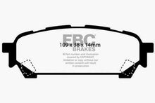 Load image into Gallery viewer, EBC 04-06 Saab 9-2X 2.0 Turbo Yellowstuff Rear Brake Pads - Corvette Realm