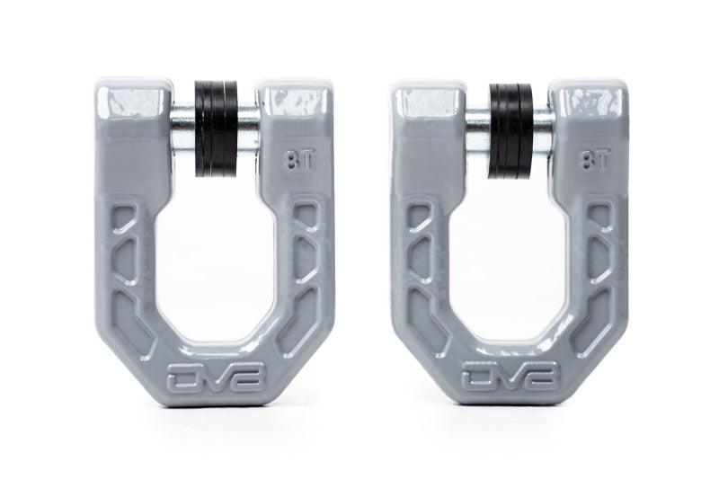 DV8 Offroad Elite Series D-Ring Shackles - Pair (Gray) - Corvette Realm