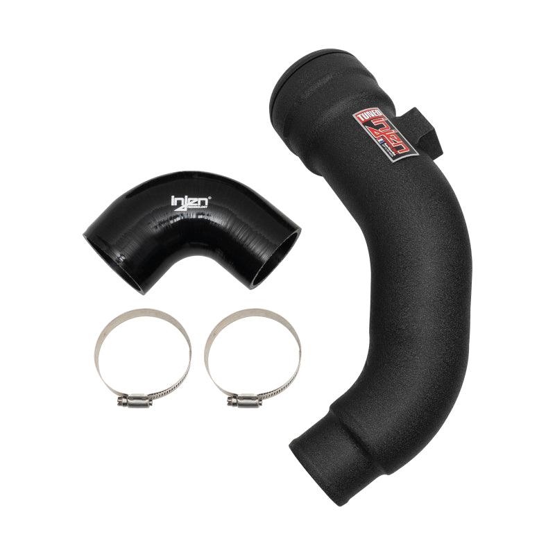 Injen 17-22 Ford F250/F/350/F-450/F-550 V8-6.7L Turbo Diesel Wrnkl Blk Intercooler Cold Side Piping - Corvette Realm