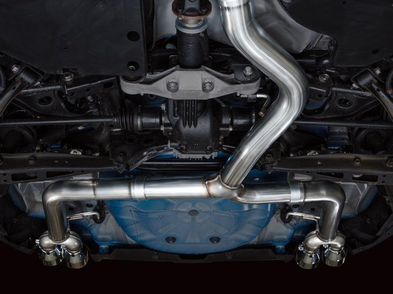 AWE Tuning 2022+ VB Subaru WRX Track Edition Exhaust - Chrome Silver Tips - Corvette Realm