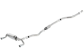 Borla 12-16 BMW 335i / 435i Atak Cat back Exhaust SS 3.0in, 2.25in 3.5in Tip Single Rolled