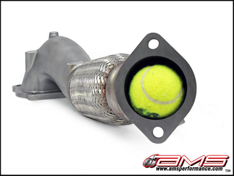 AMS Performance 08-15 Mitsubishi EVO X Widemouth Downpipe w/Turbo Outlet Pipe - Corvette Realm