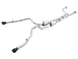 AWE Tuning 2021 RAM 1500 TRX 0FG Cat-Back Exhaust - Diamond Black Tips - Corvette Realm
