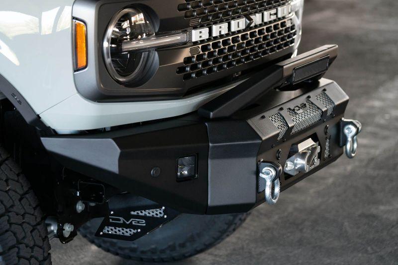 DV8 Offroad Bull Bar Add-On For DV8 Ford Bronco Bumpers - Fits 13in Elite Series Light Bar - Corvette Realm