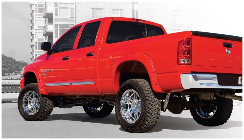 Bushwacker 02-08 Dodge Ram 1500 Fleetside Pocket Style Flares 4pc 75.9/76.3/97.9in Bed - Black - Corvette Realm