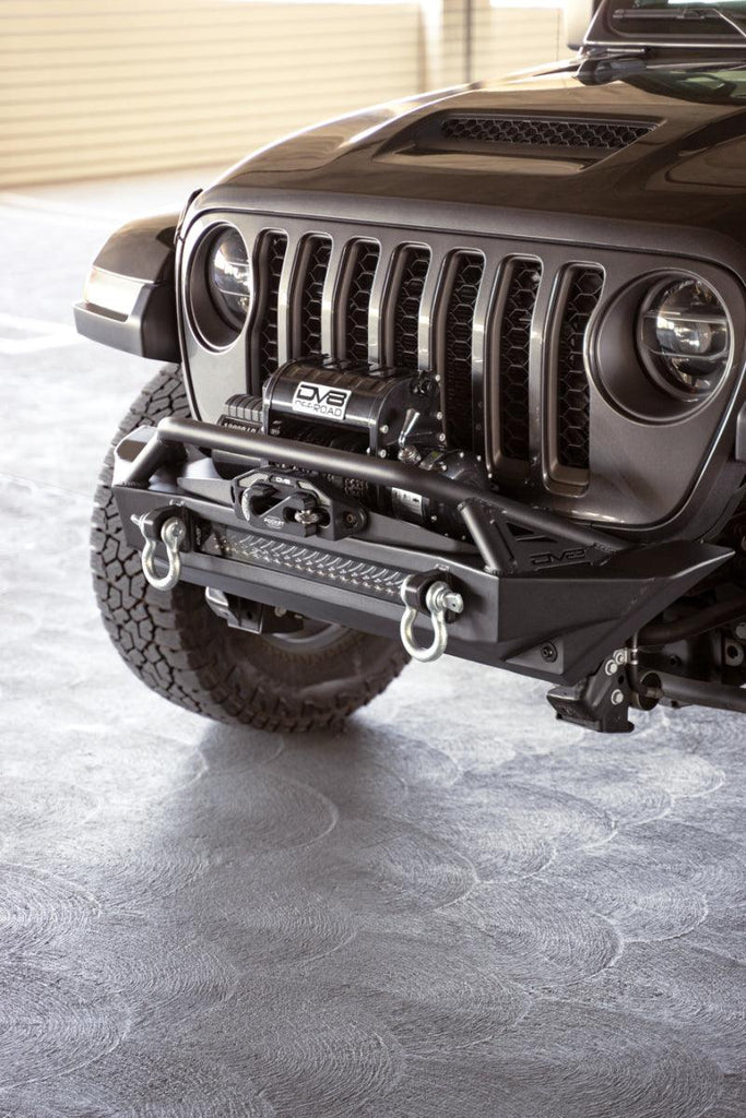 DV8 Offroad 07-23 Jeep Wrangler JK/JL & Gladiator JT FS-1 Series Stubby Front Bumper - Corvette Realm