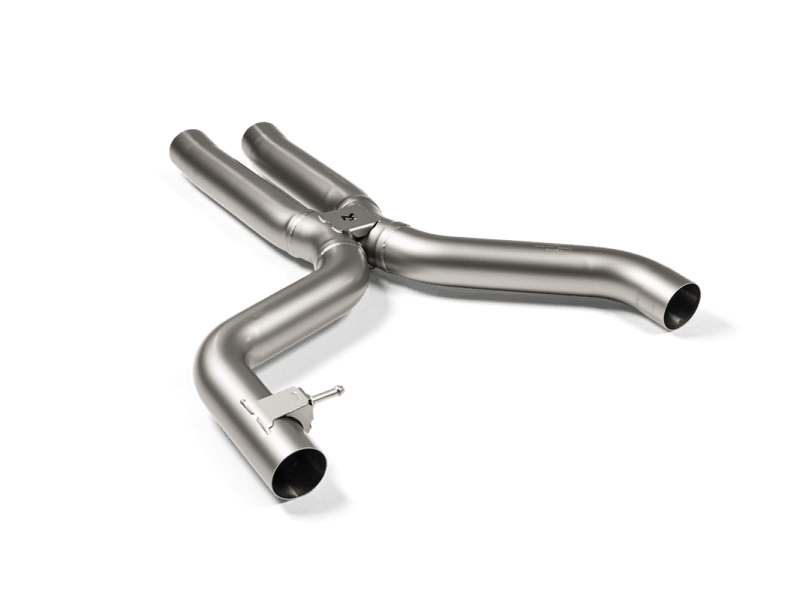 Akrapovic 2021+ BMW G87 M2, G80 M3 &amp; G82 M4 Evolution Short Link pipe w/o Resonator (Titanium) - Corvette Realm