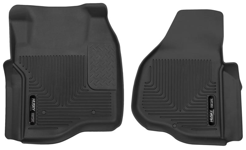 Husky Liners 11-12 Ford F250/F350/F450 Series Reg/Super/Crew Cab X-Act Contour Black Floor Liners - Corvette Realm