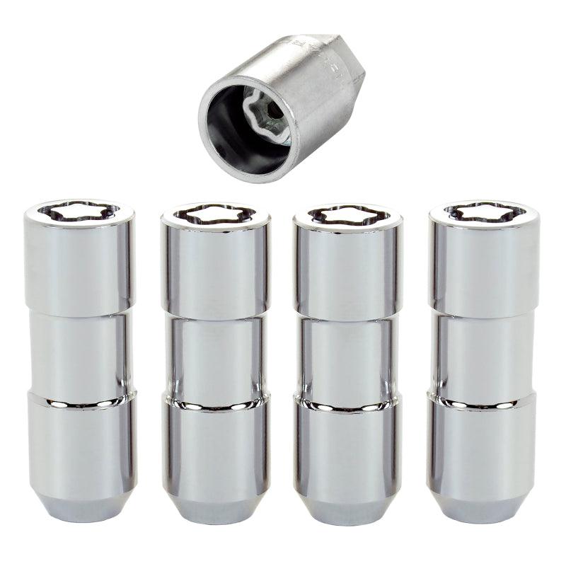 McGard Wheel Lock Nut Set - 4pk. (Cone Seat Duplex) 9/16-18 / 7/8 Hex / 2.5in. Length - Chrome - Corvette Realm