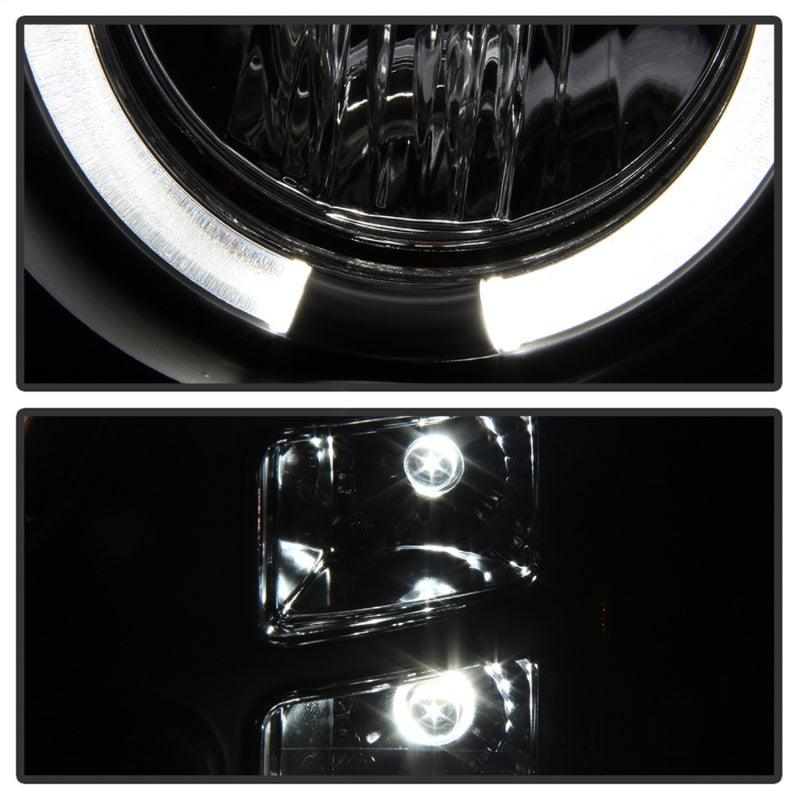 Spyder GMC Sierra 1500/GMC Sierra Denali 08-13 Projector LED Halo- LED Blk PRO-YD-GS07-HL-BK - Corvette Realm