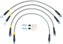 Load image into Gallery viewer, StopTech 08-17 Chevrolet Silverado 1500 Stainless Steel Rear Brake Lines - Corvette Realm