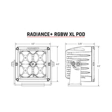 Load image into Gallery viewer, Rigid Industries Radiance+ Pod XL RGBW - Pair - Corvette Realm