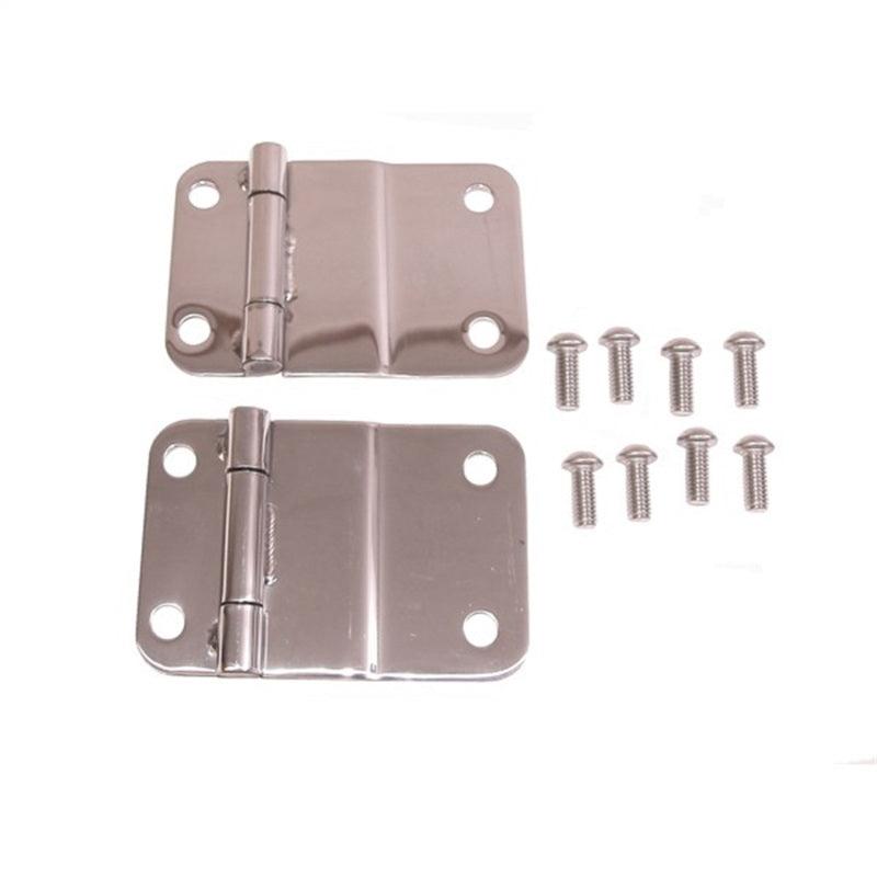 Rugged Ridge 76-86 Jeep CJ Stainless Steel Tailgate Hinges - Corvette Realm