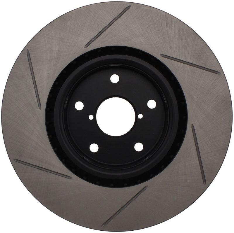 StopTech Power Slot 05-08 STi Front Left Slotted Rotor - Corvette Realm