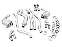 Load image into Gallery viewer, AWE Tuning 2019+ BMW M340i (G20) Non-Resonated Touring Edition Exhaust - Quad Chrome Silver Tips - Corvette Realm