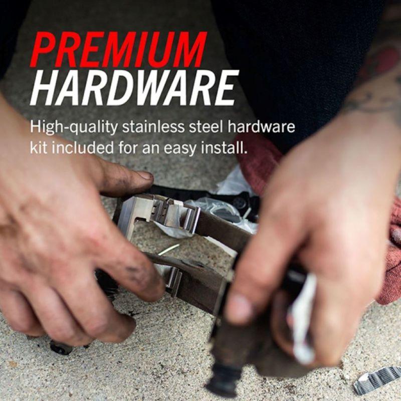 Power Stop 18-19 Jeep Wrangler Rear Z36 Truck & Tow Brake Pads w/Hardware - Corvette Realm