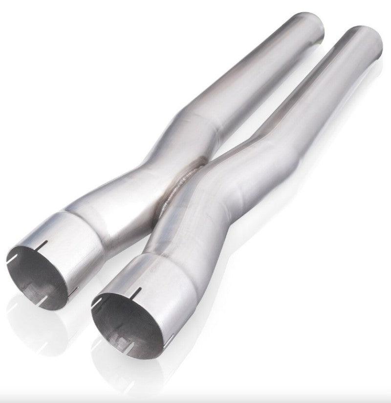 Stainless Works 3in X-Pipe (Parallel) w/ 4.125in Center-to-Center - 3in ID Expanded Inlets - Corvette Realm