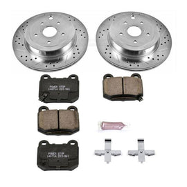 Power Stop 08-14 Subaru Impreza Rear Z23 Evolution Sport Brake Kit - Corvette Realm
