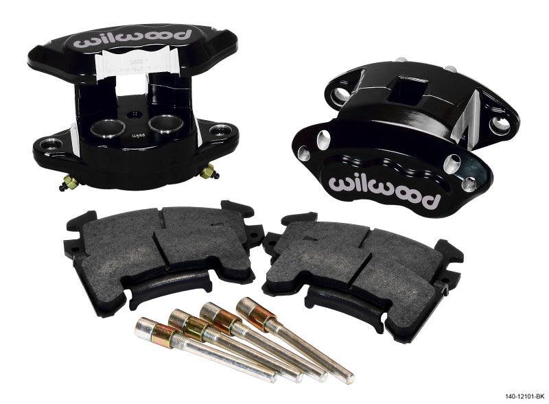 Wilwood D154 Rear Caliper Kit - Black 1.12 / 1.12in Piston 1.04in Rotor - Corvette Realm