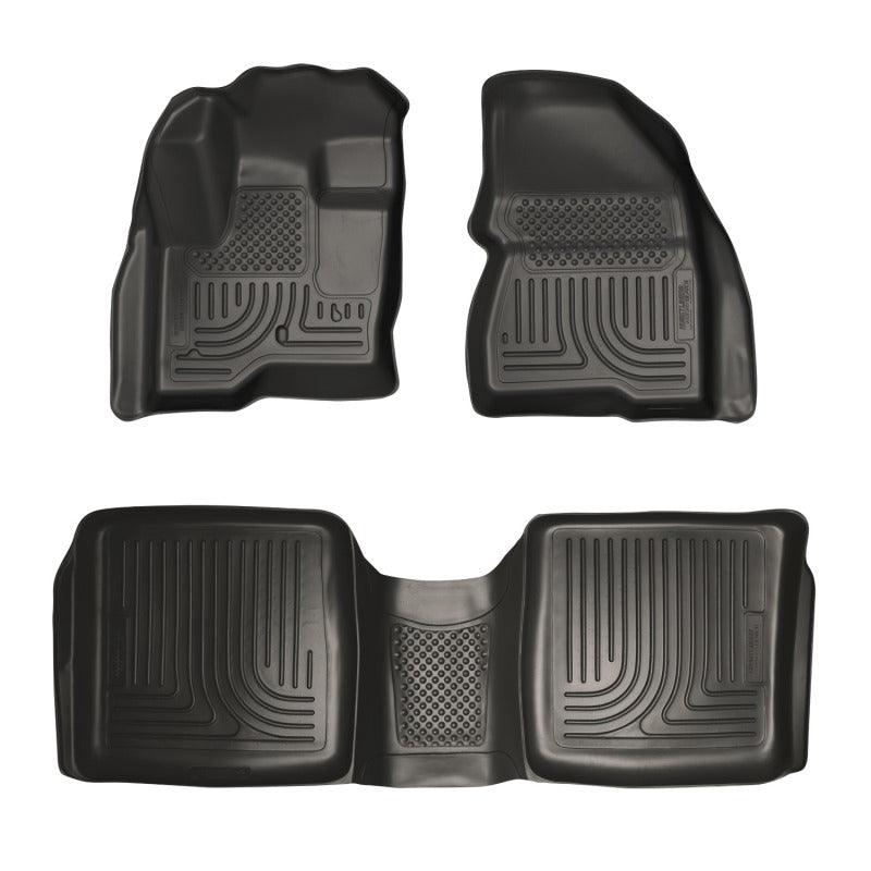 Husky Liners 09-12 Ford Flex/10-12 Lincoln MKT WeatherBeater Combo Black Floor Liners - Corvette Realm