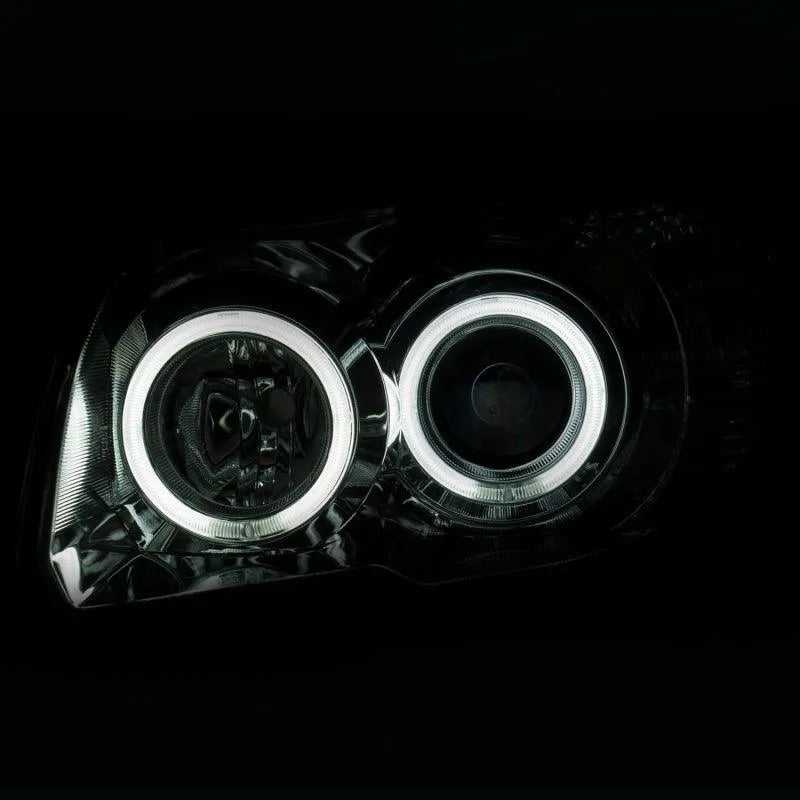 ANZO 2006-2009 Toyota 4Runner Projector Headlights w/ Halo Chrome - Corvette Realm