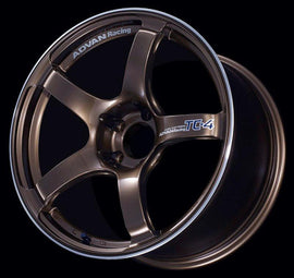 Advan TC4 17x8.5 +31 5-114.3 Umber Bronze Metallic & Ring Wheel - Corvette Realm