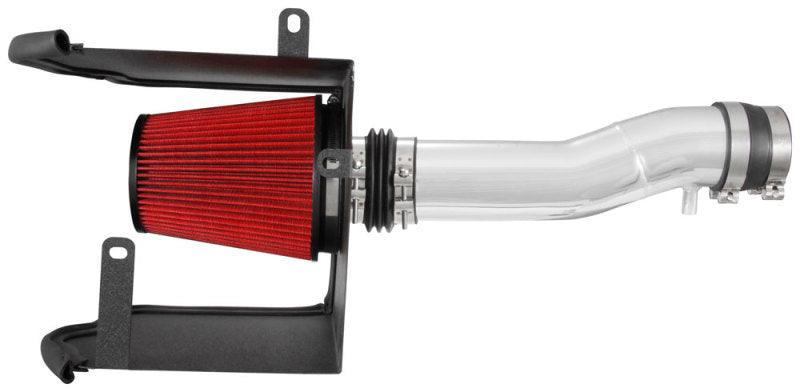 Spectre 16-18 Toyota Tacoma V6-3.5L F/I Air Intake Kit - Polished w/Red Filter - Corvette Realm
