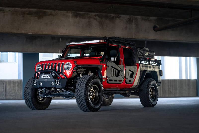 DV8 Offroad 18-22 Jeep Wrangler JL/JT Spec Series Half Doors - Front Set - Corvette Realm