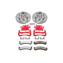 Power Stop 07-10 GMC Sierra 3500 HD Front Z36 Truck & Tow Kit w/Cals - Corvette Realm