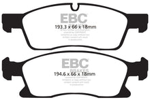 Load image into Gallery viewer, EBC 11+ Dodge Durango 3.6 Yellowstuff Front Brake Pads - Corvette Realm